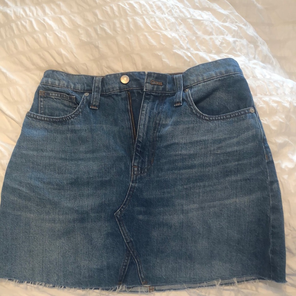 Like New Madewell Jean Skirt Size 29